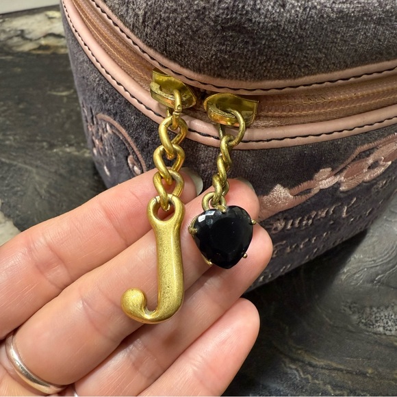 JUICY COUTURE Sugar & Spice Velour Train Case Y2K Embroidered Makeup Bag - Picture 10 of 14